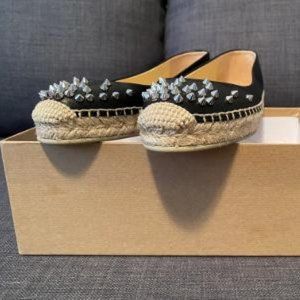 CHRISTIAN LOUBOUTIN Nappa Aliochette Espadrilles